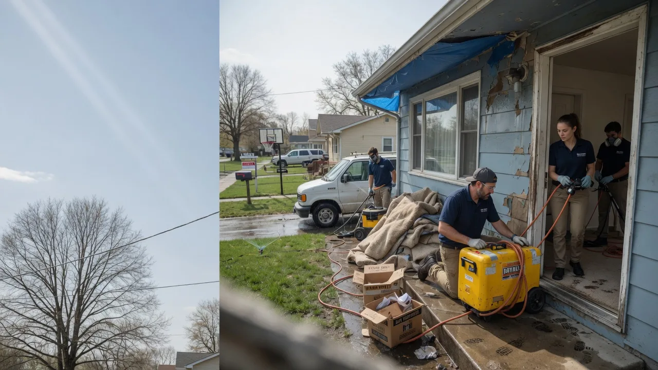 Basement Flood Cleanup in Chattanooga, OK near me